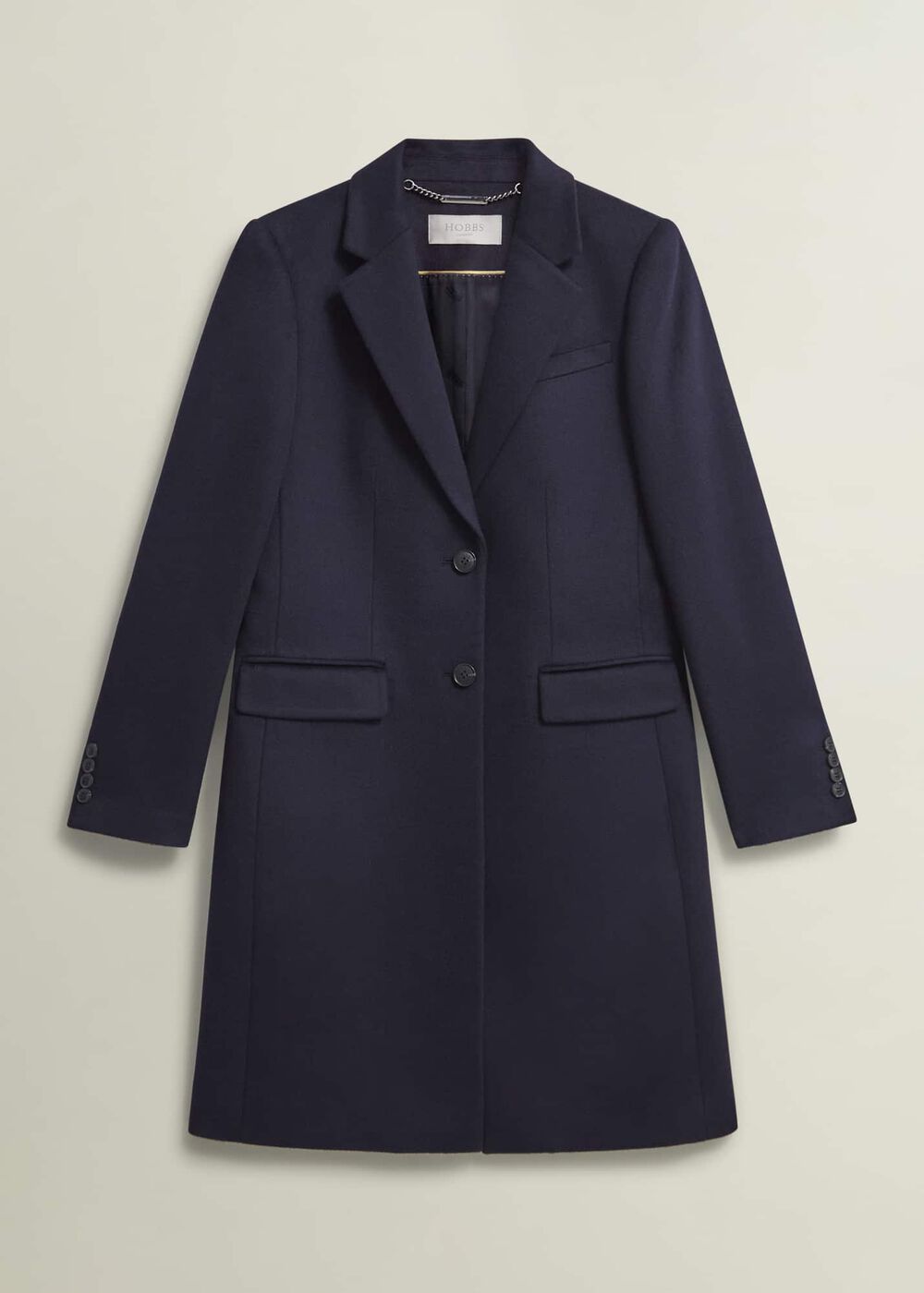 Petite Cavendish Wool Coat, Navy, hi-res