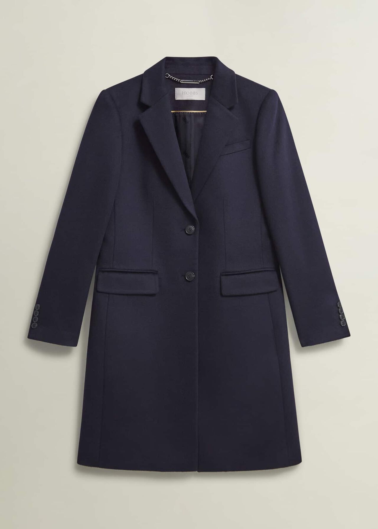 Petite Cavendish Wool Coat, Navy, hi-res