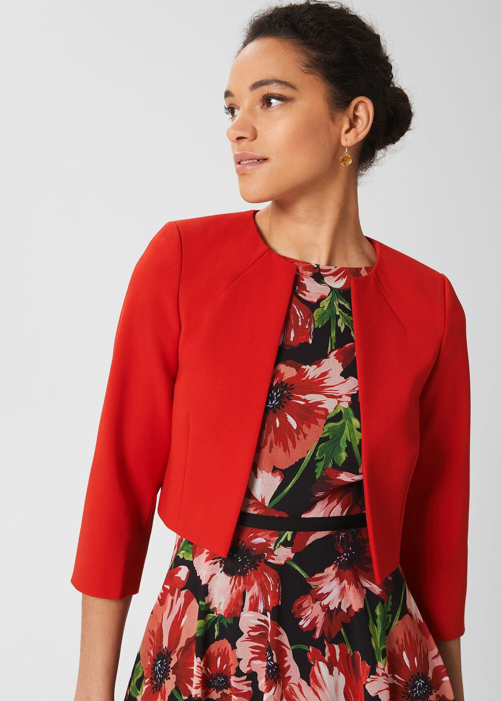 Petite Arizona Jacket, Red, hi-res