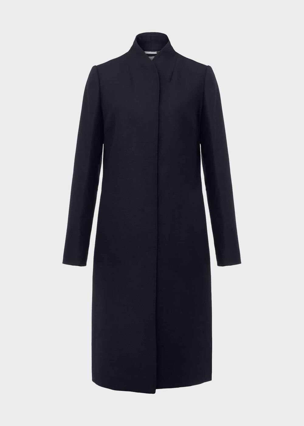 Millie Wool Coat, Navy, hi-res