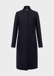 Millie Wool Coat, Navy, hi-res