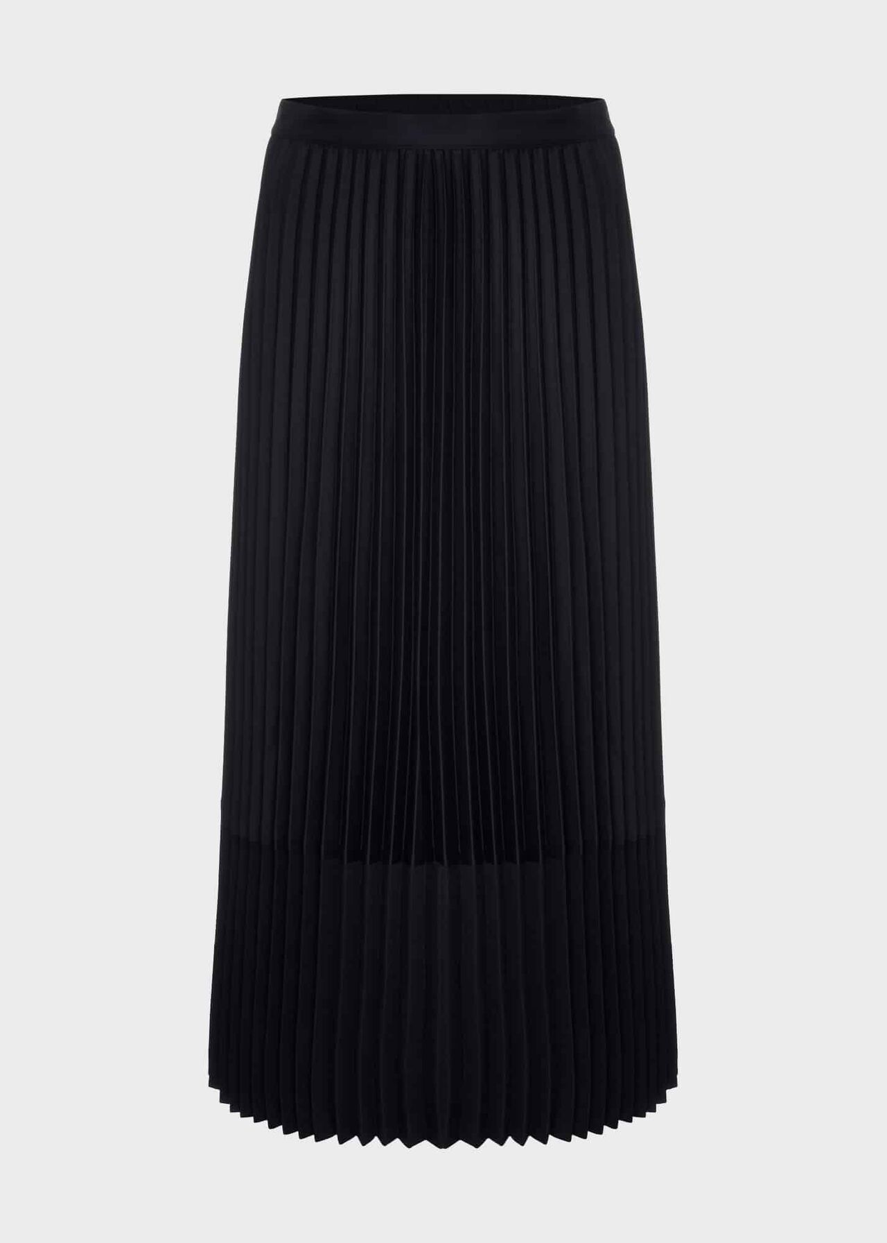 Thandie Pleat Skirt, Navy, hi-res