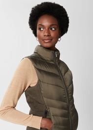 Neava Gilet, Dark Olive, hi-res