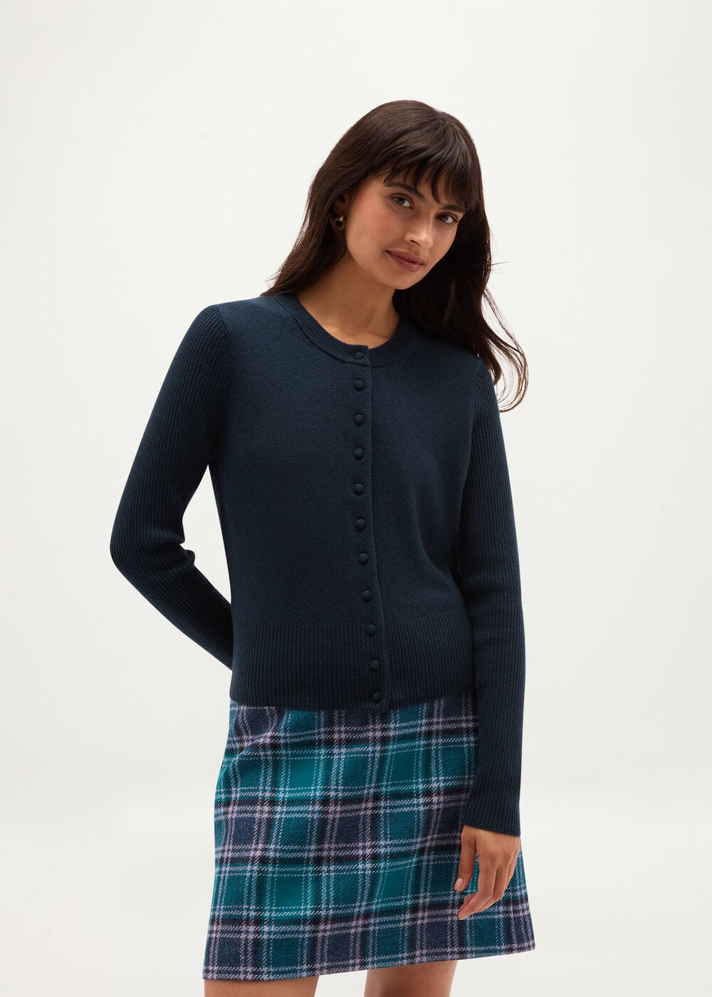 Elsa Wool Cashmere Cardigan
