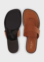 Alara Toepost Sandal, Tan, hi-res