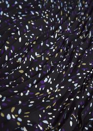 Teia Pleated Skirt, Black Multi, hi-res