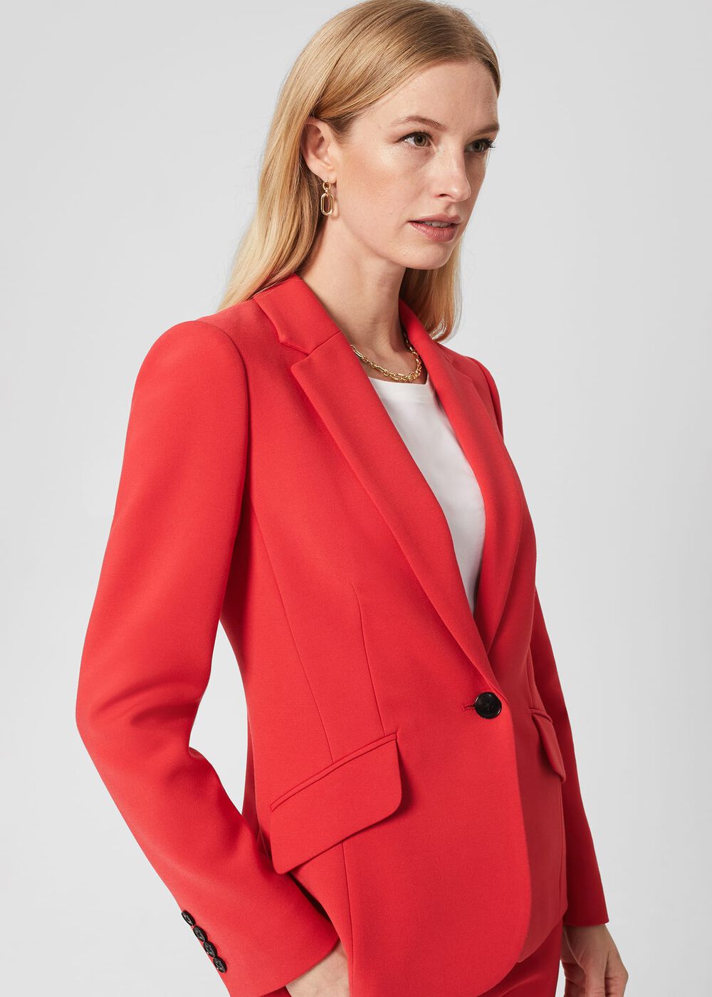 Petite Suki Jacket, Flame Red, hi-res