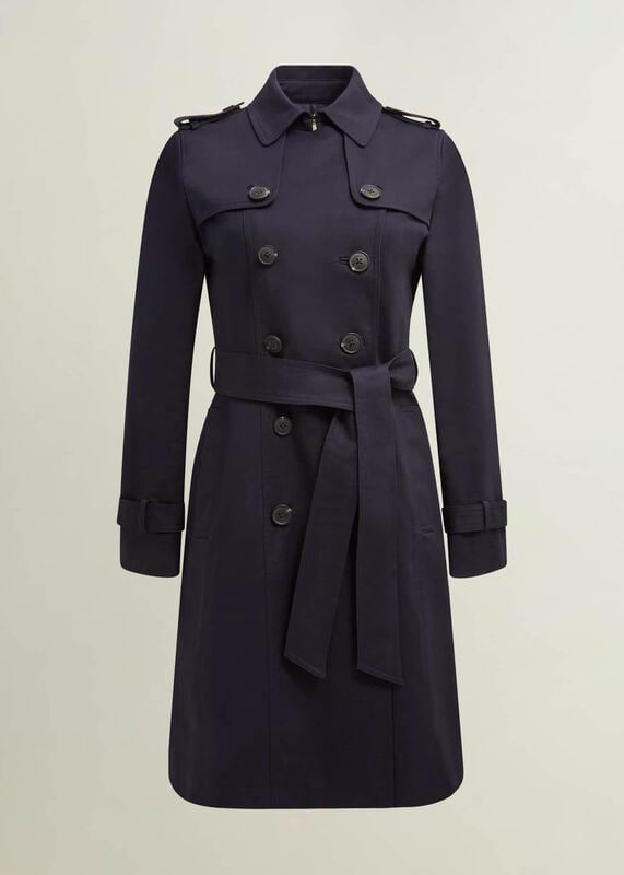 Saskia Shower Resistant Trench Coat
