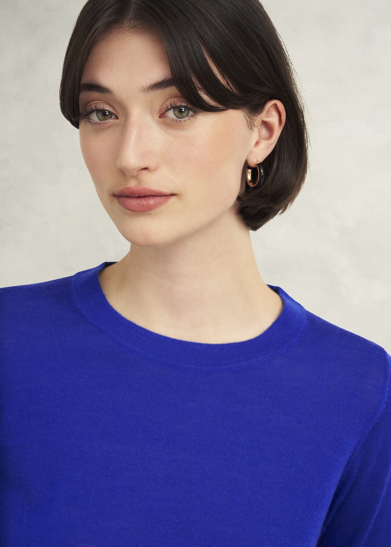 Penny Merino Wool Jumper, Eclipse Blue, hi-res