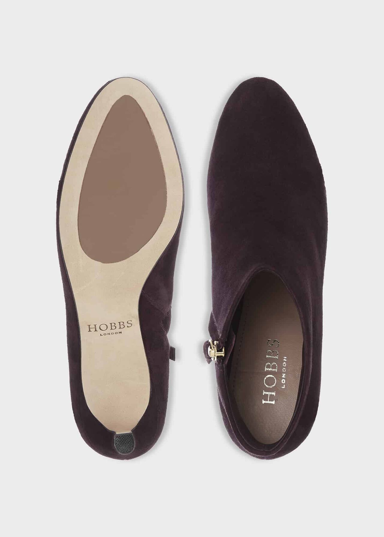 Lizzie Ankle Boot, Aubergine, hi-res