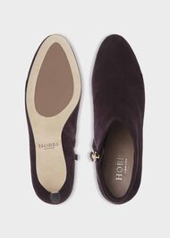 Lizzie Ankle Boots, Aubergine, hi-res