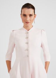 Chara Fit And Flare Coat, Pale Pink, hi-res
