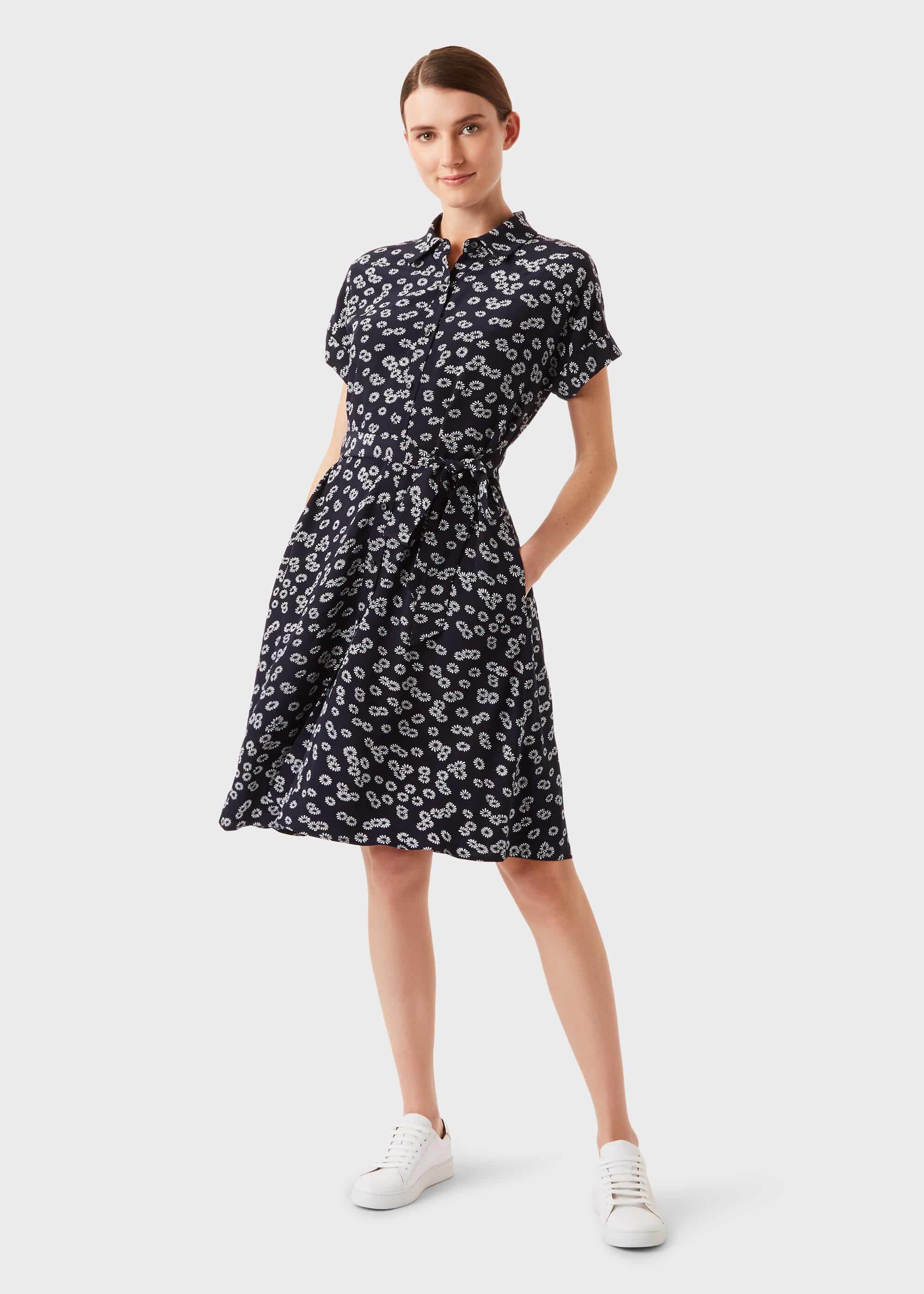 reiss allie floral burnout dress