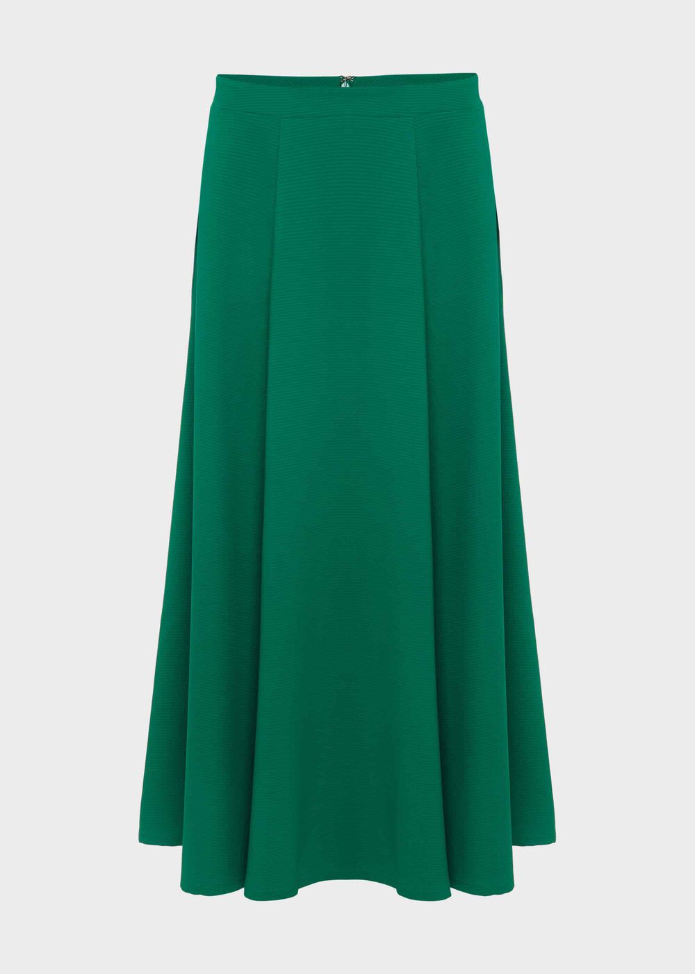 Marie Satin Midi Skirt, Field Green, hi-res