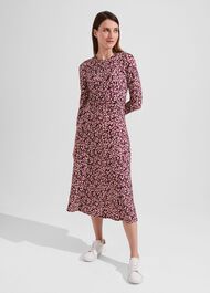 Bayview Jersey Dress, Purple Multi, hi-res