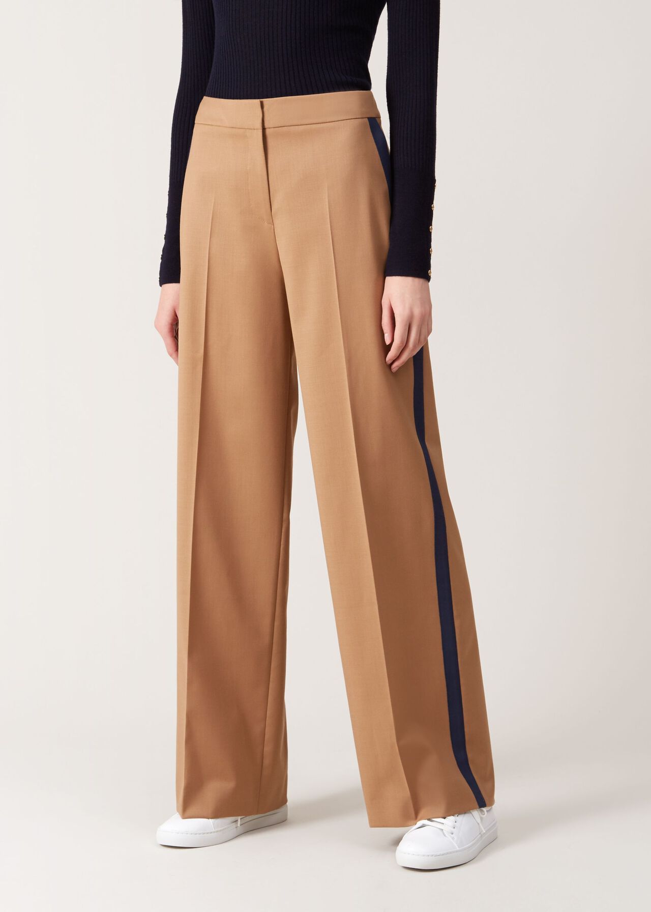 Isla Wool Blend Trouser | Hobbs
