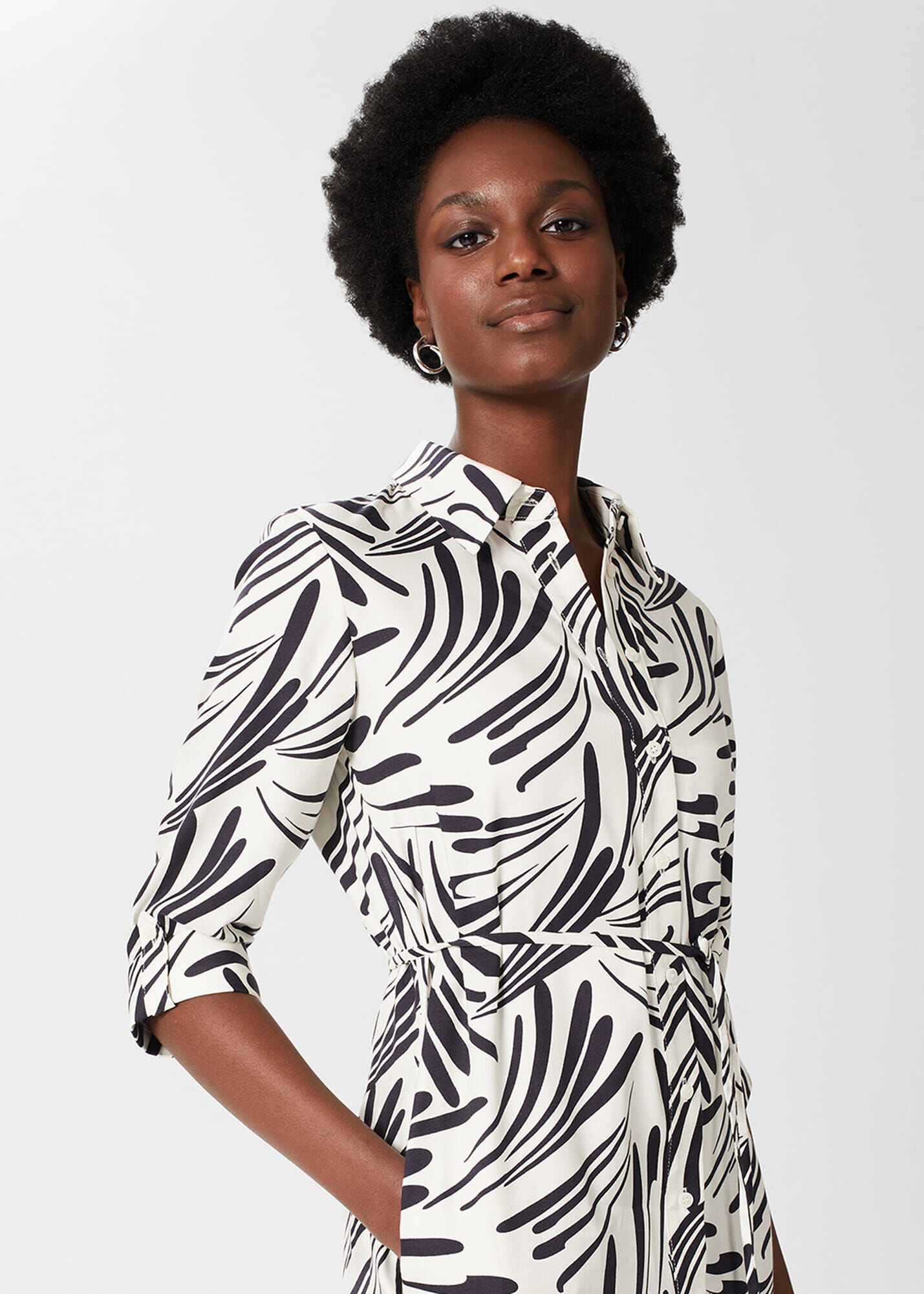 Cali Belted Shirt Dress