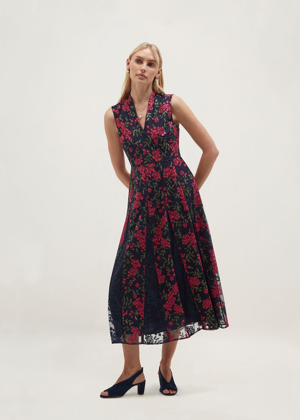 Quin Embroidered Dress