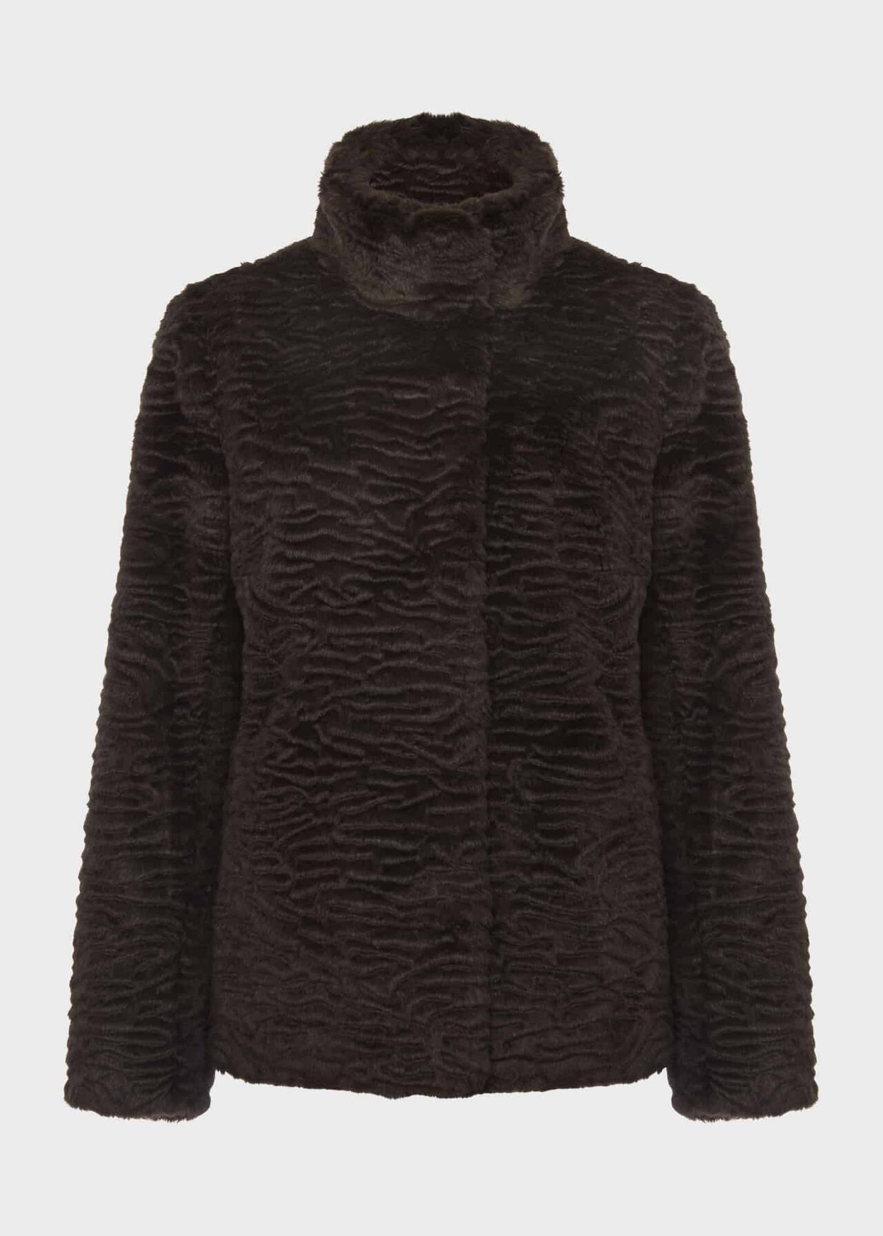 Lia Coat, Aubergine, hi-res