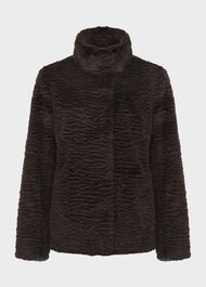 Lia Coat, Aubergine, hi-res