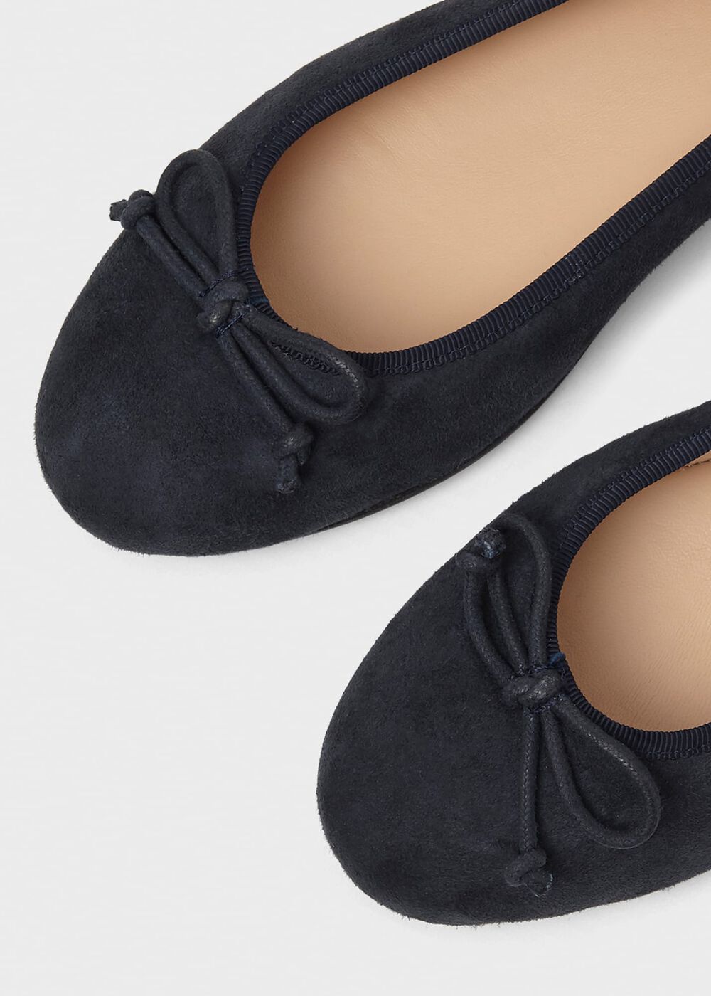 Flo Suede Ballerina , Navy, hi-res