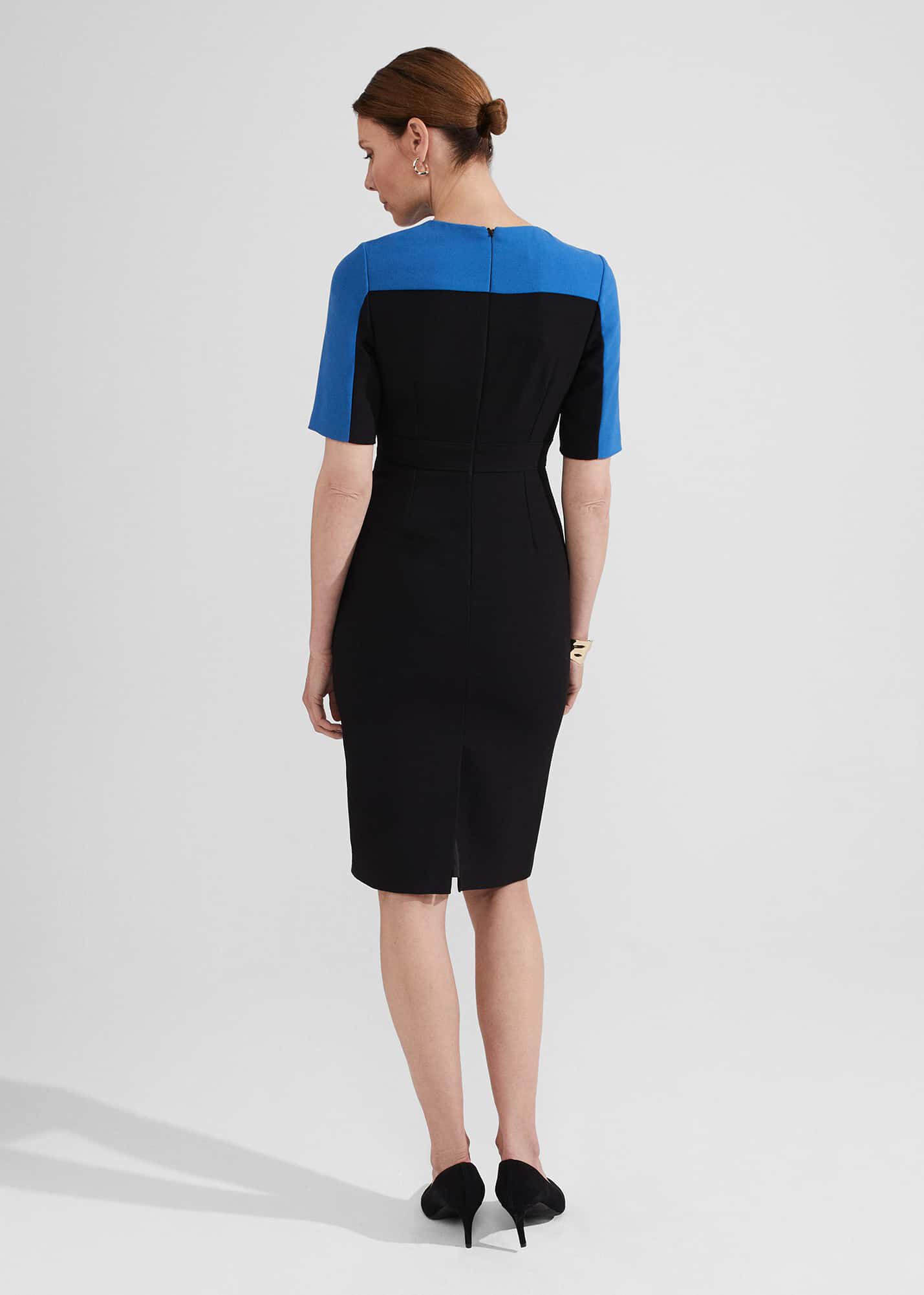 Hobbs colour block dress clearance