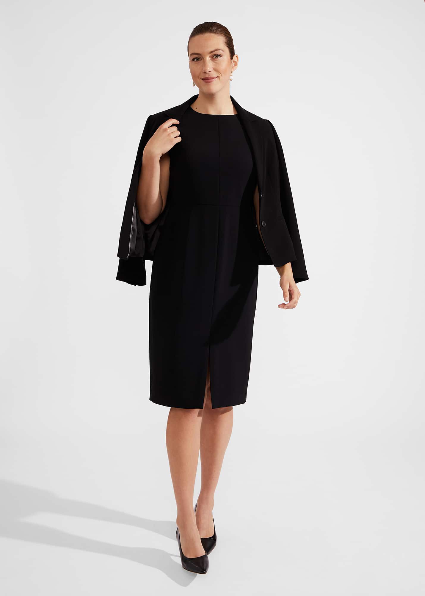 Hobbs vanessa dress navy cheap