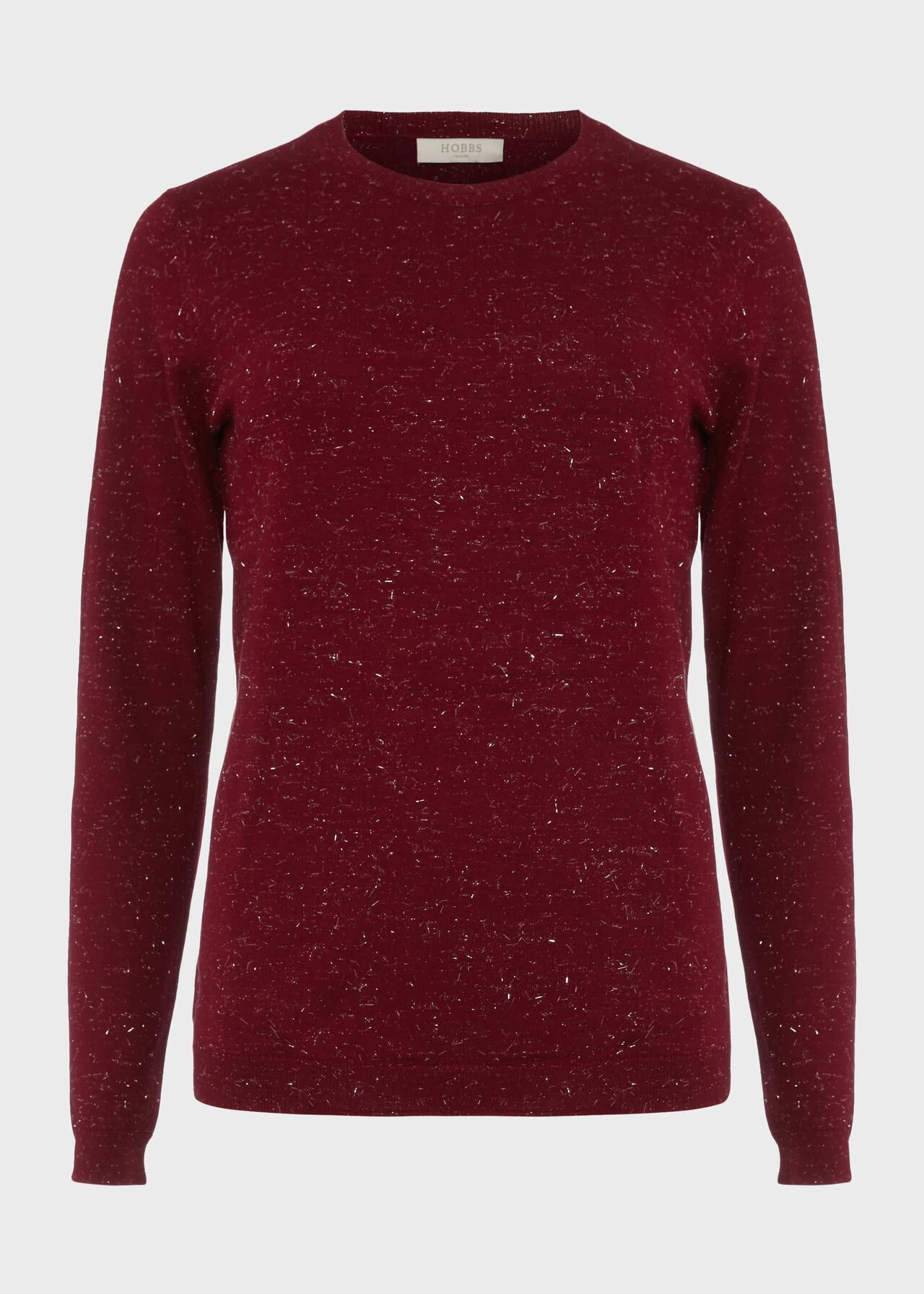 Penny Sparkle Jumper,  Dark Raspberry, hi-res