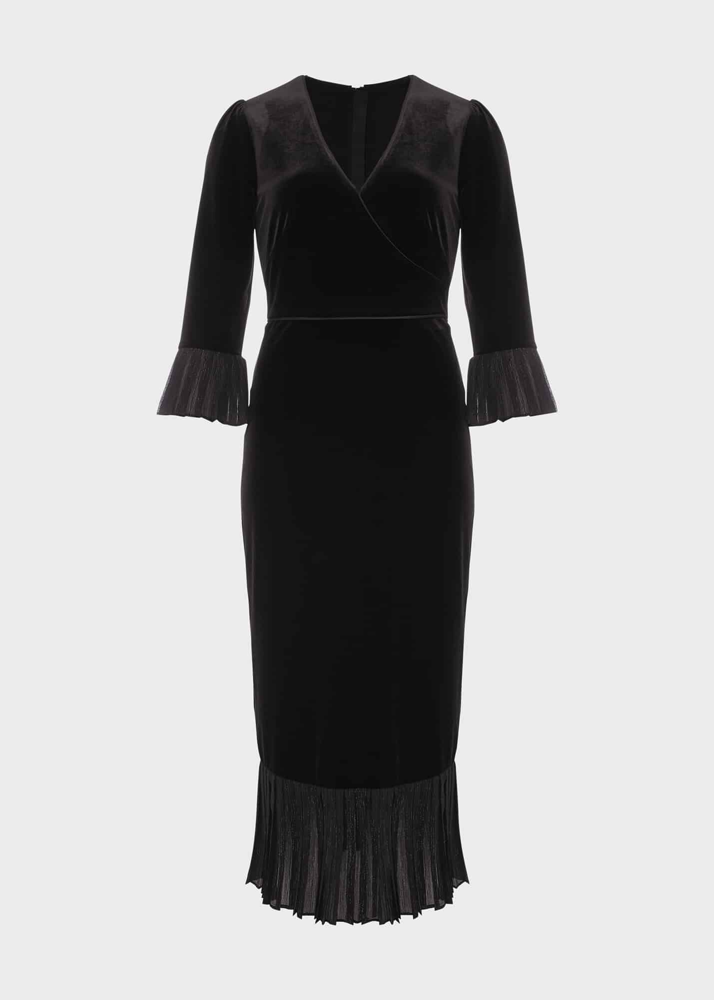 Hobbs velvet discount dress
