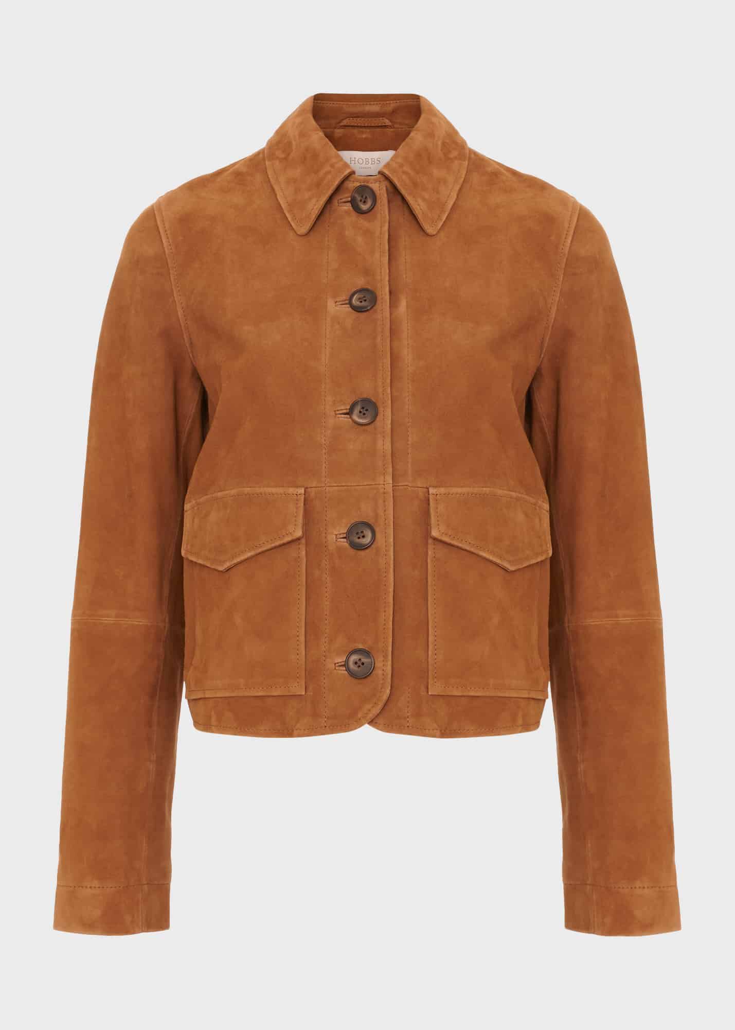 Ashlee Suede Jacket | Hobbs US |