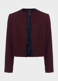 Meera Jacket, Red Navy, hi-res