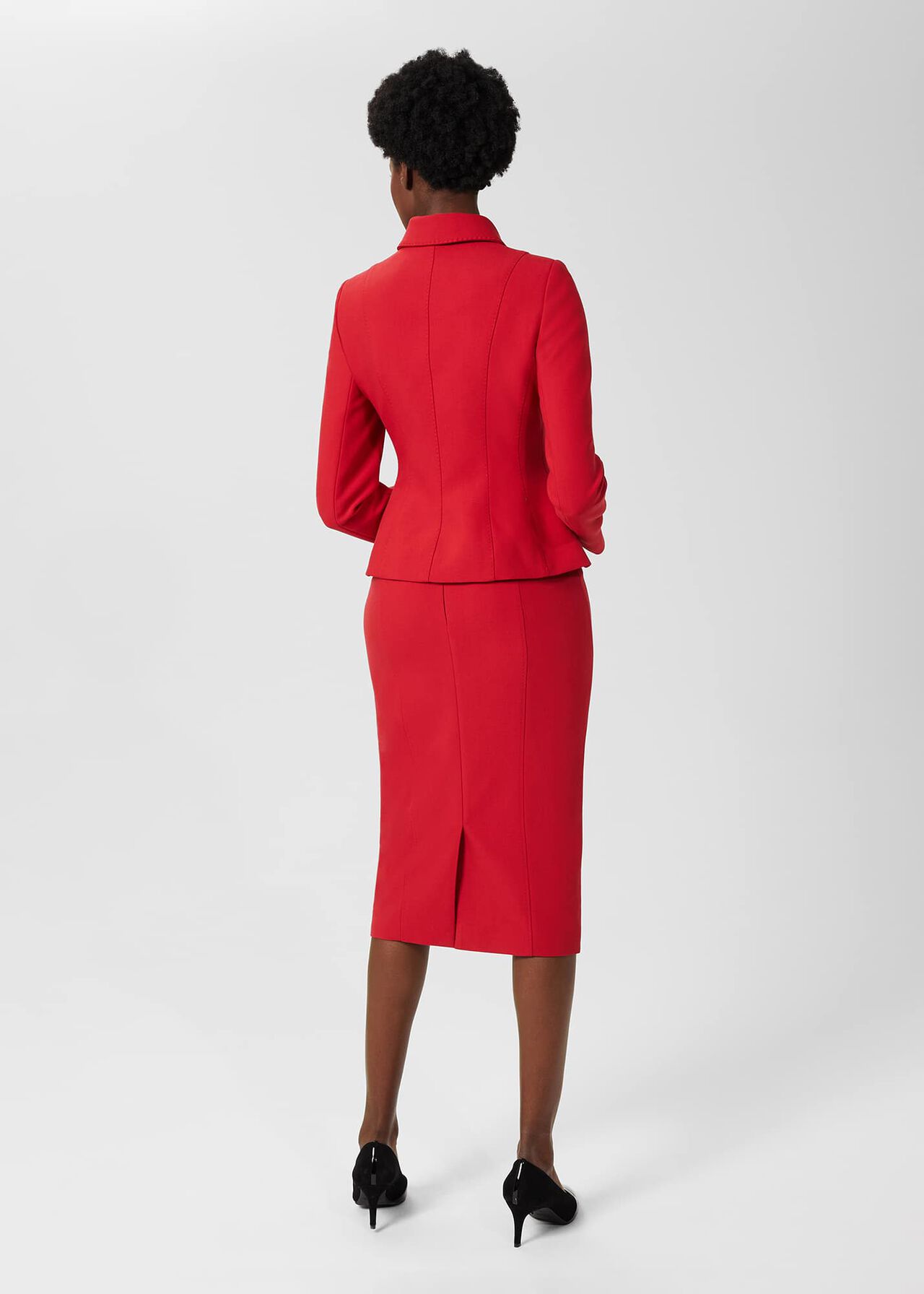 Beatrix Sculpting Jacket, Scarlet Red, hi-res