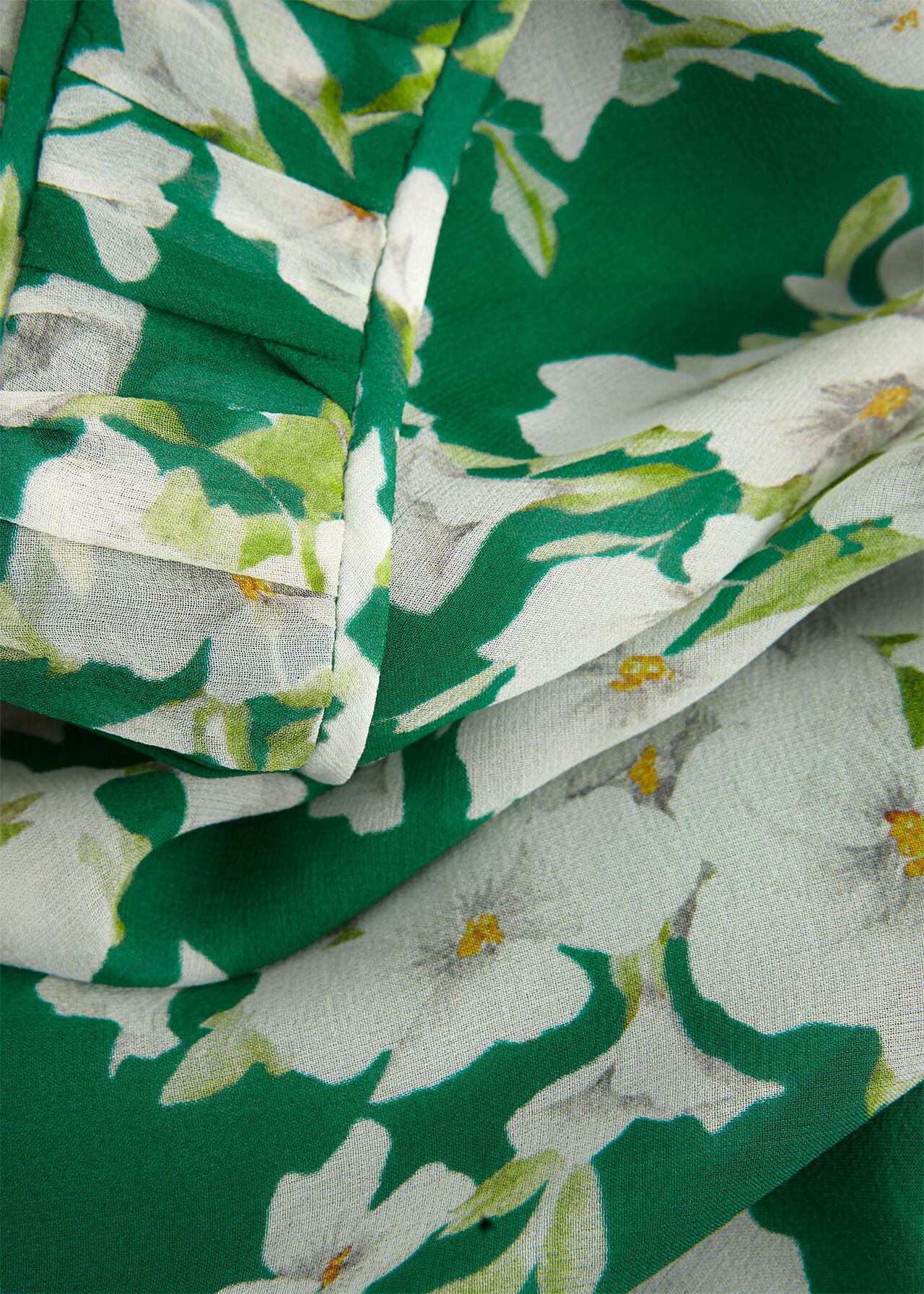 Bronwyn Silk Midi Dress, Green Multi, hi-res
