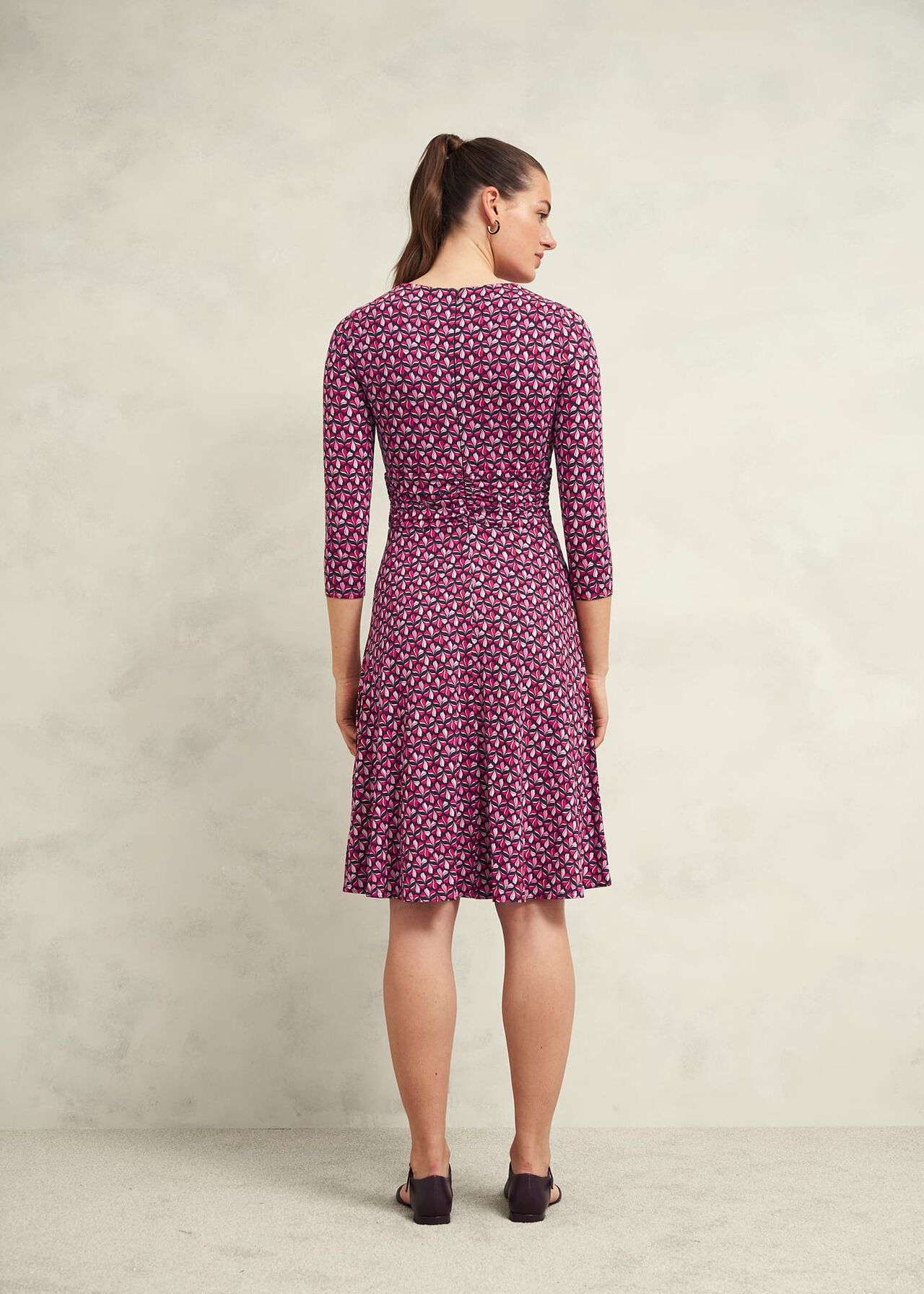 Bayview Jersey Dress, Pink Multi, hi-res