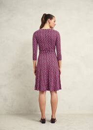 Bayview Jersey Dress, Pink Multi, hi-res