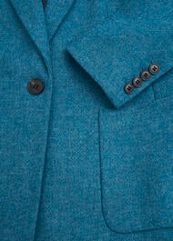 Petite Lilla Wool Jacket, Blue, hi-res