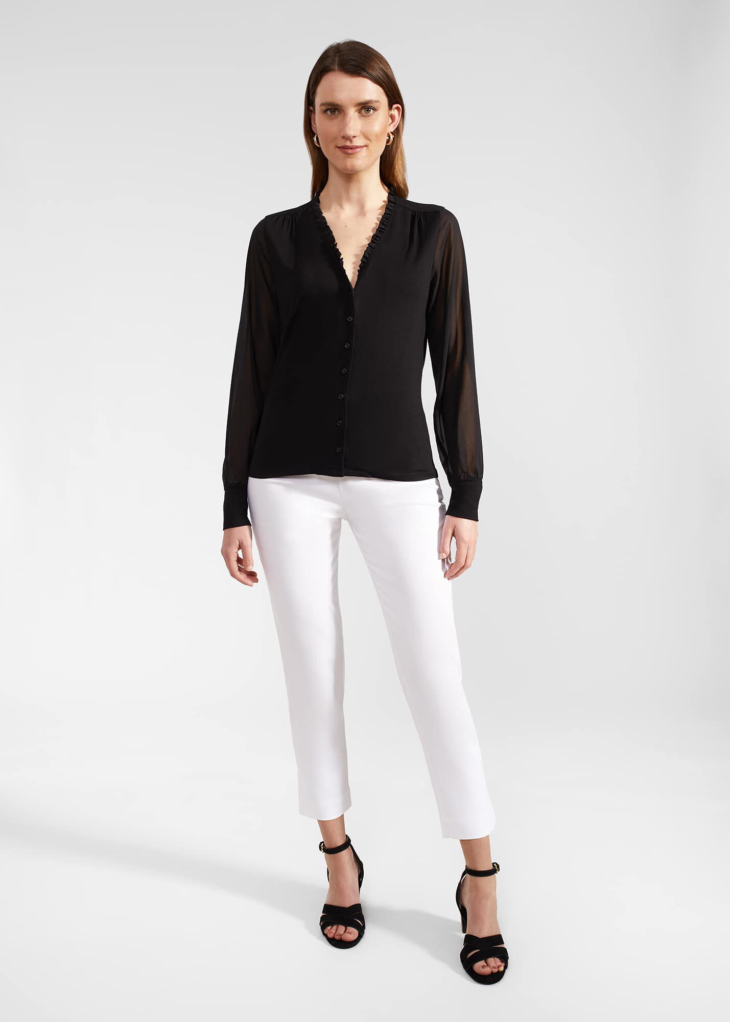 Talisa Frill Neck Top | Hobbs US |