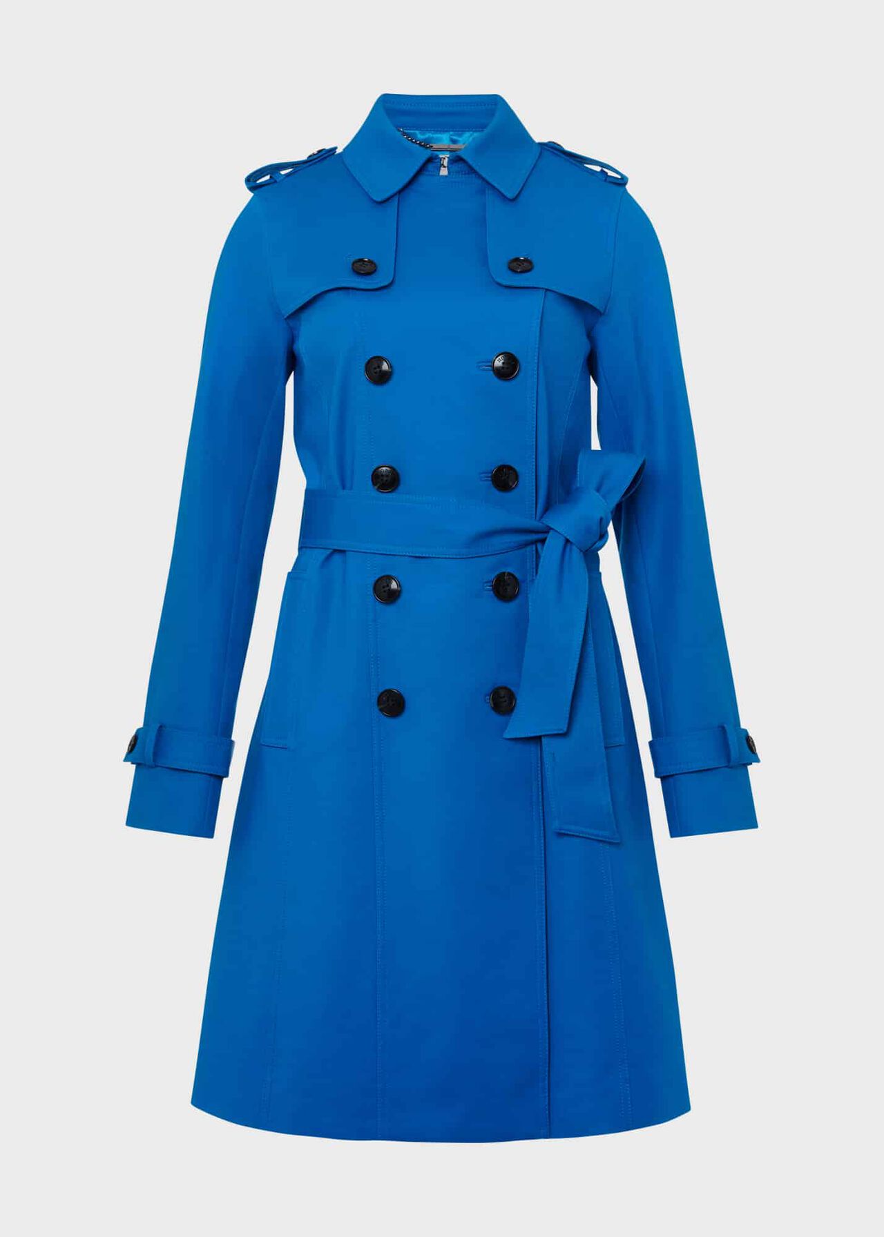 Petite Saskia Trench, Imperial Blue, hi-res