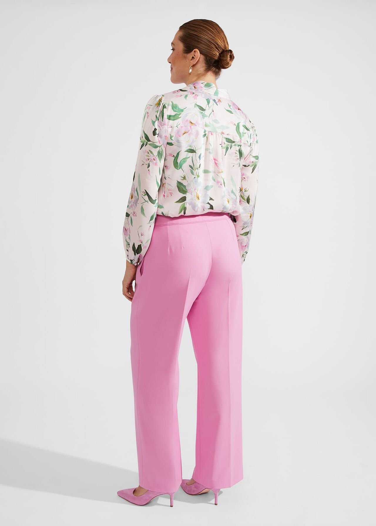 Felicity Wide Leg Pants, Carnation Pink, hi-res