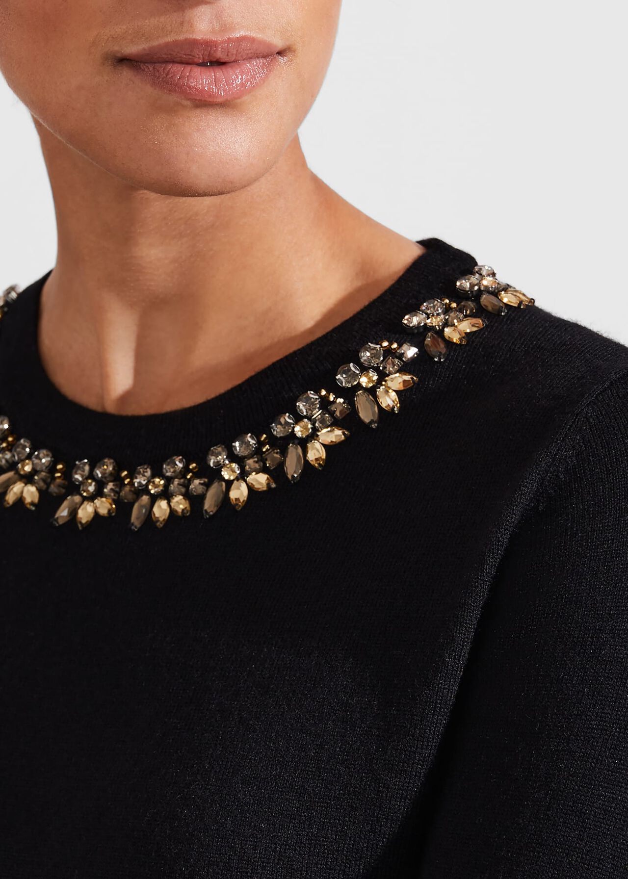 Alora Sweater With Wool, Black, hi-res