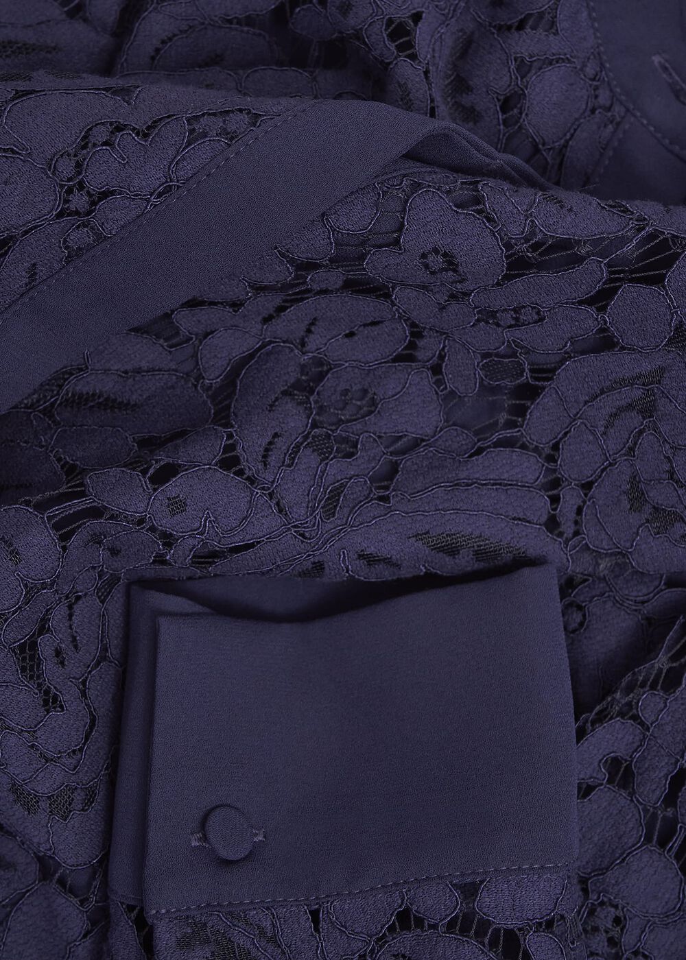 Claire Lace Shirt, Midnight Navy, hi-res