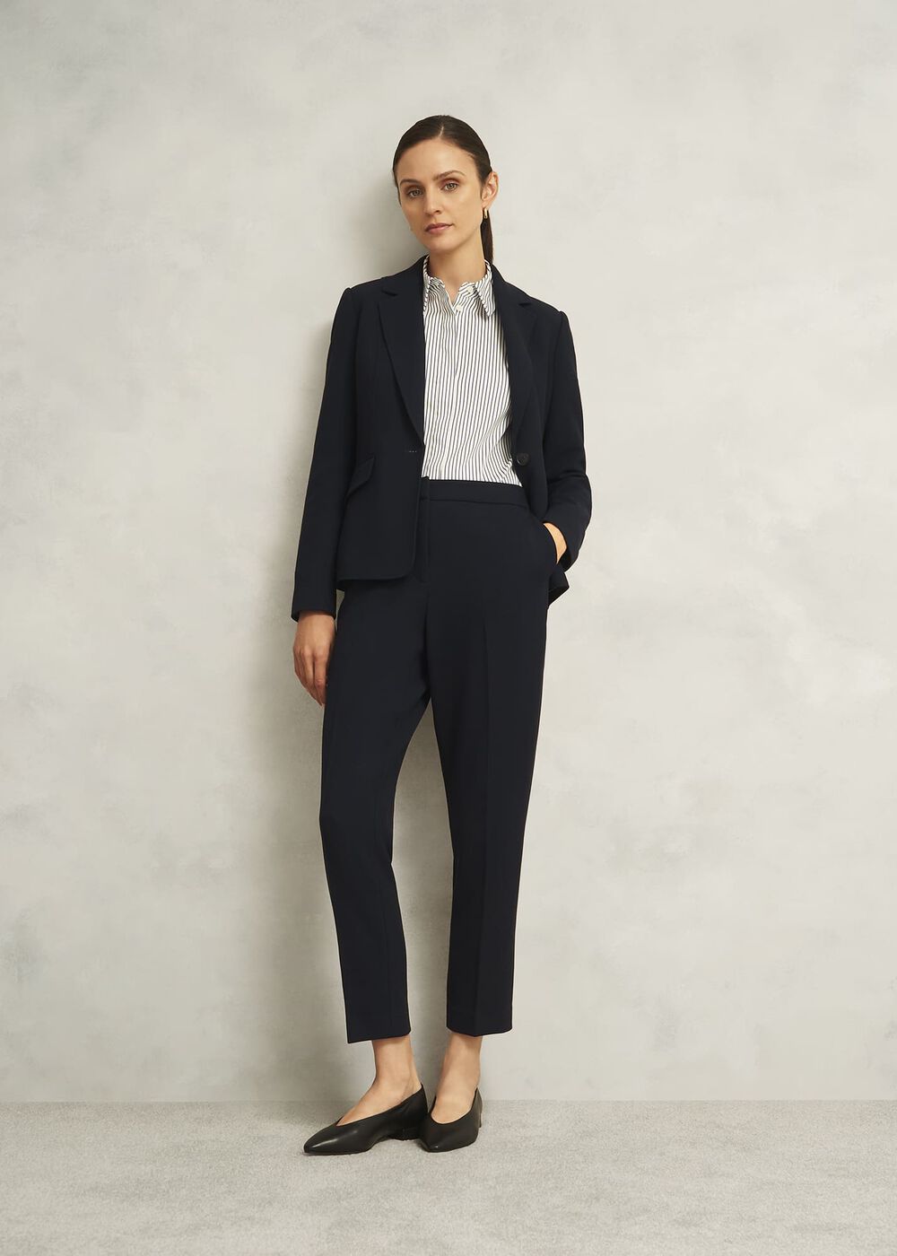 Ivy Slim Pants, Navy, hi-res