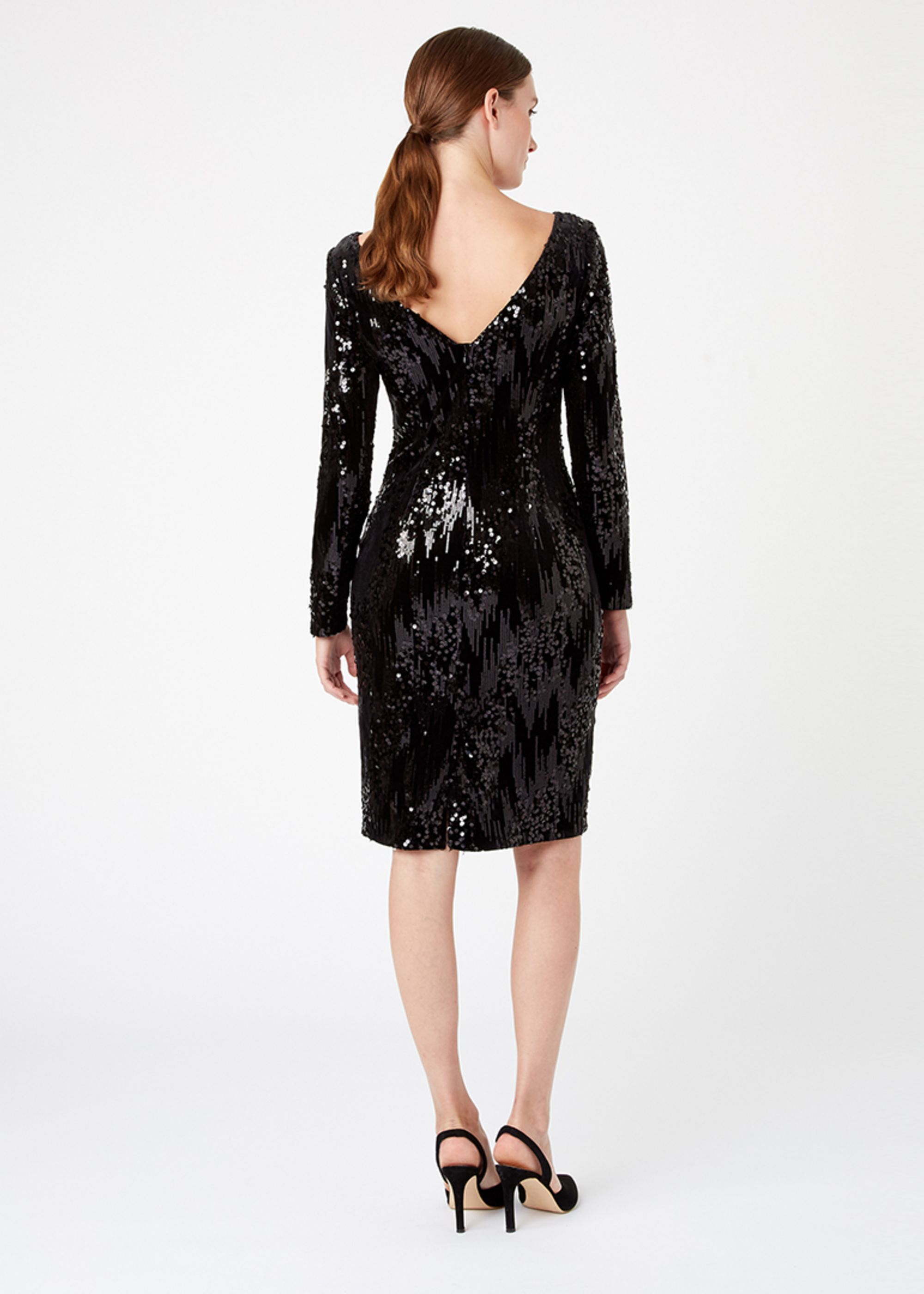 hobbs sawyer velvet dress