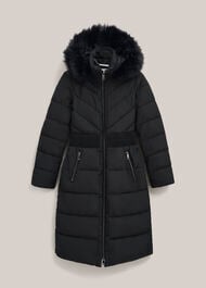 Amalie Puffer Coat, Black, hi-res
