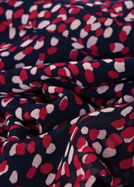 Aurora Fit And Flare Dress, Navy Multi, hi-res