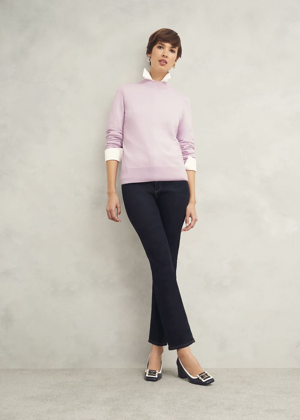 Indah Jumper With Cashmere, Dusted Pink, hi-res