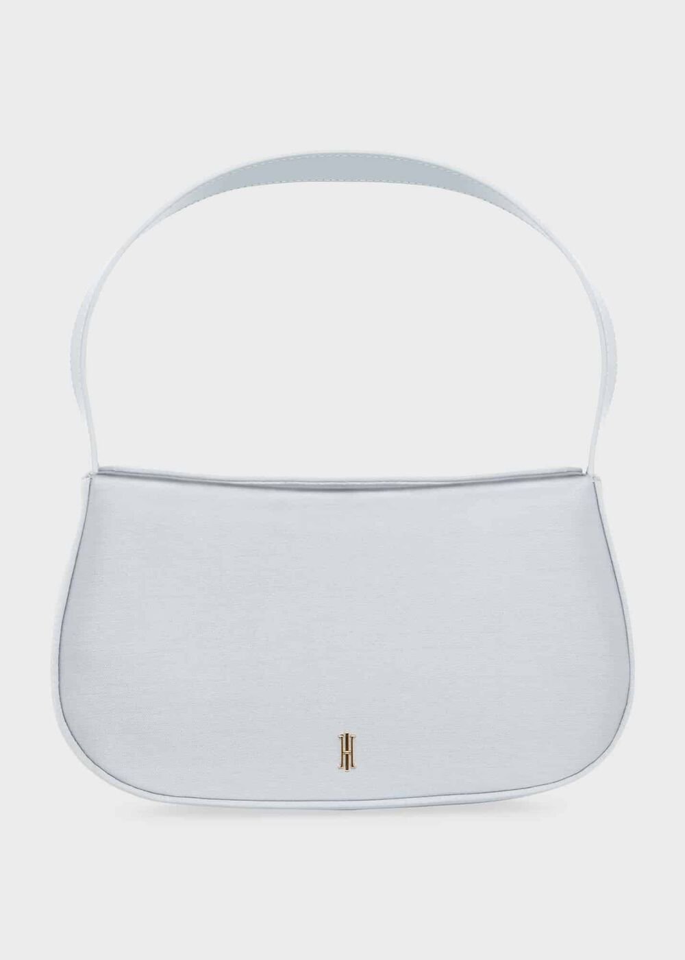 Paris Silk Blend Shoulder Bag, Pale Blue, hi-res