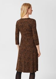 Anita Jersey Dress, Black Multi, hi-res