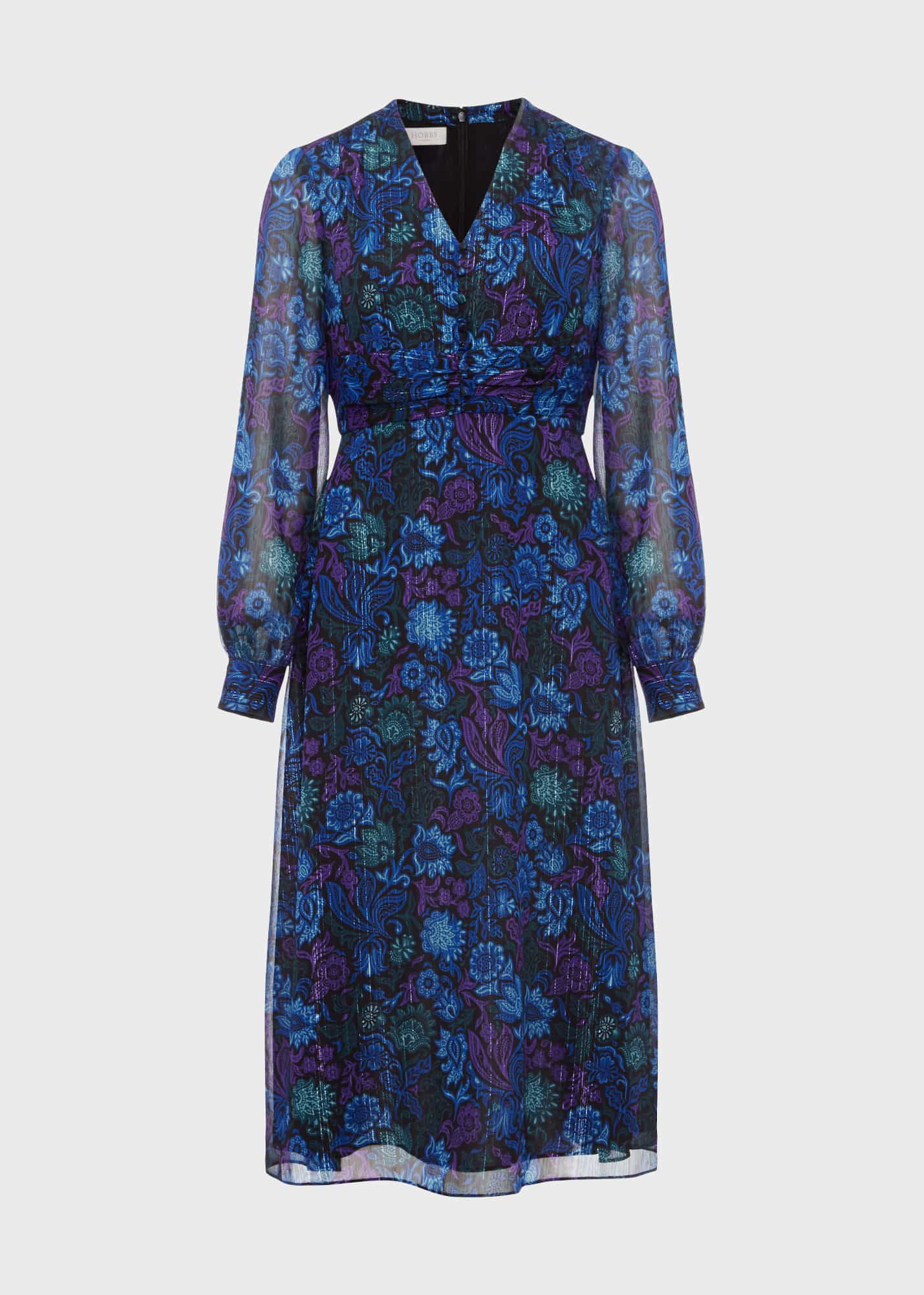 【関税なし】HOBBS ホッブス Saffron ドレス 花柄 Saffron Dress | Hobbs US |