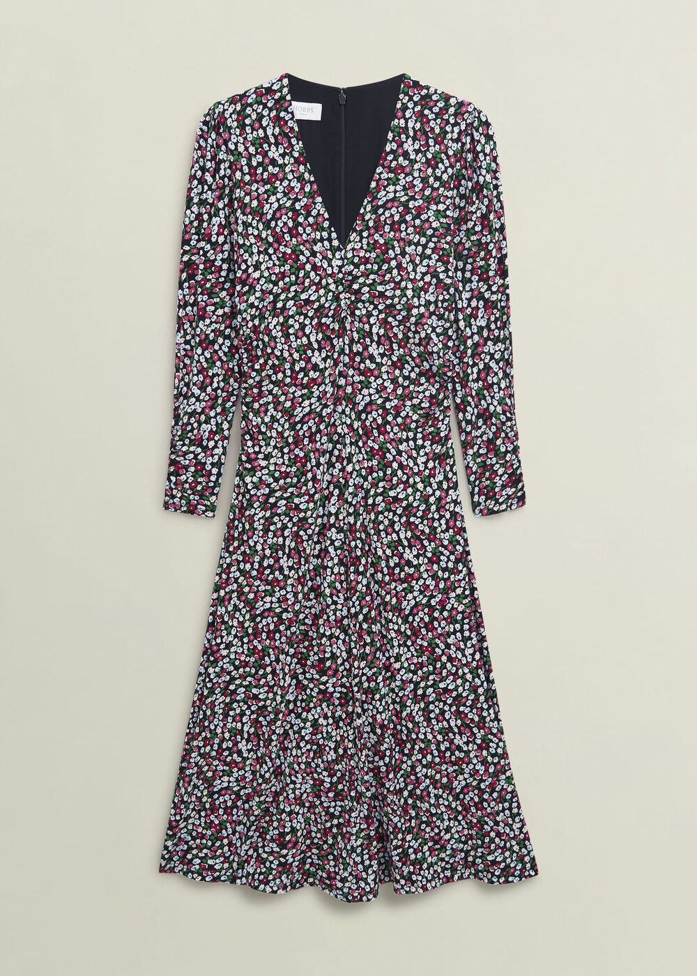Flo Jersey Dress, Pink Multi, hi-res